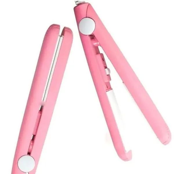 chapinha cabelo prancha mini de viagem - Foto 4