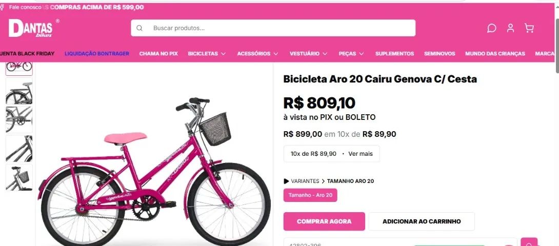 Bicicleta infantil 