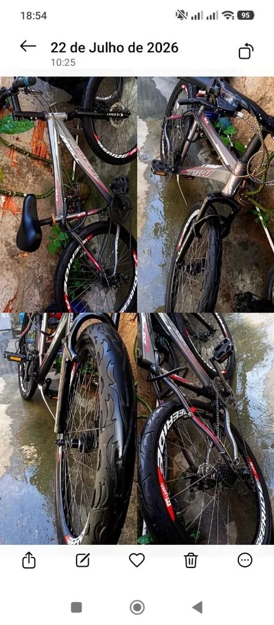 Vendo bicicleta super nova .