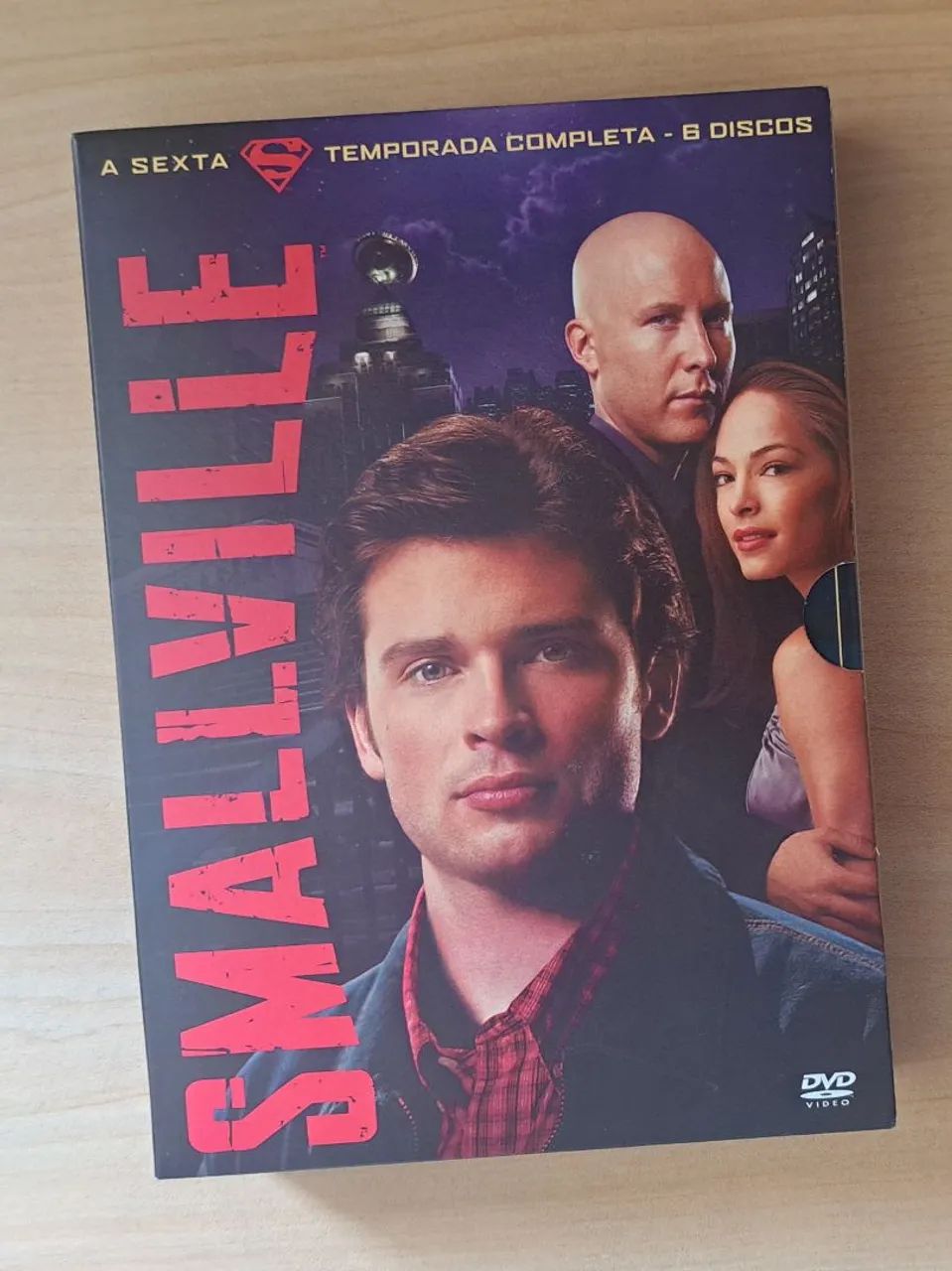 DVDS Smallville Sexta Temporada DC Comics 6 discos como novos