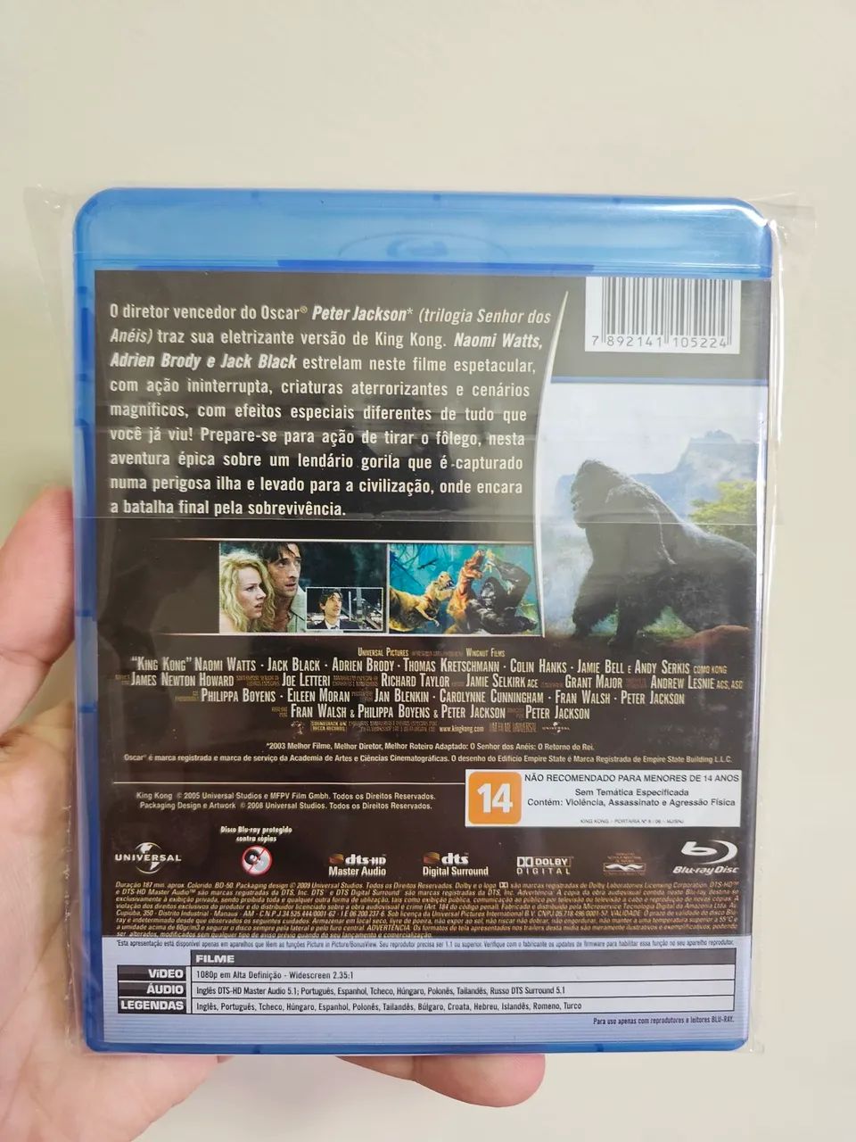 King kong 2005 (Blu-ray) Raro - Foto 2