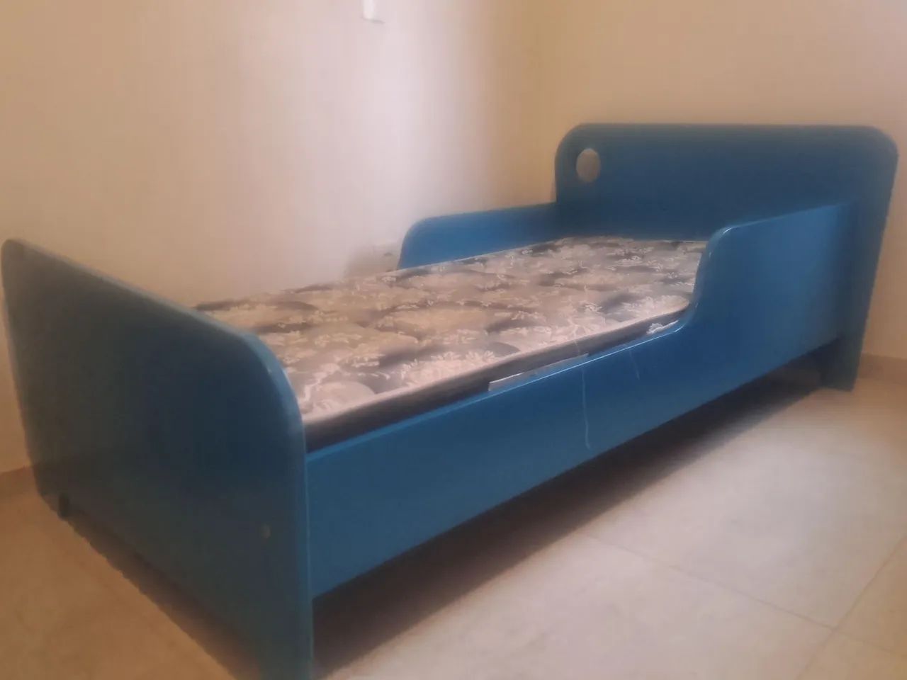 Cama infanto/juvenil de madeira e Mdf Mobly (1,64 de comprimento). Com colchão.  - Foto 2