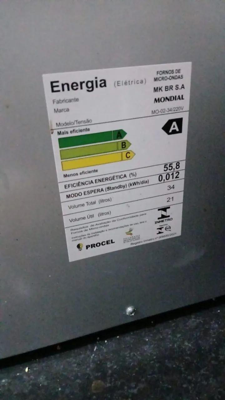 Micro-ondas espelhado 