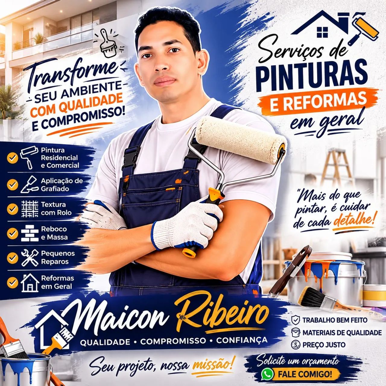 Pintor comercial,e predial , marque uma visita 
