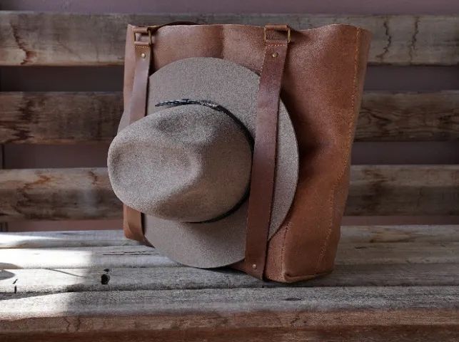 bolsa tote shopper +cinto corset de couro legitimo - Foto 5