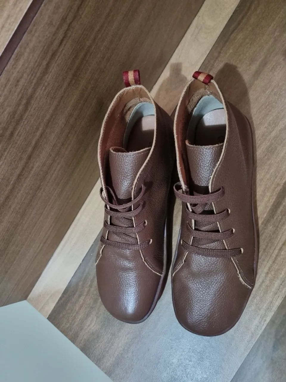 Bota de couro legítimo da Soulier  - Foto 3