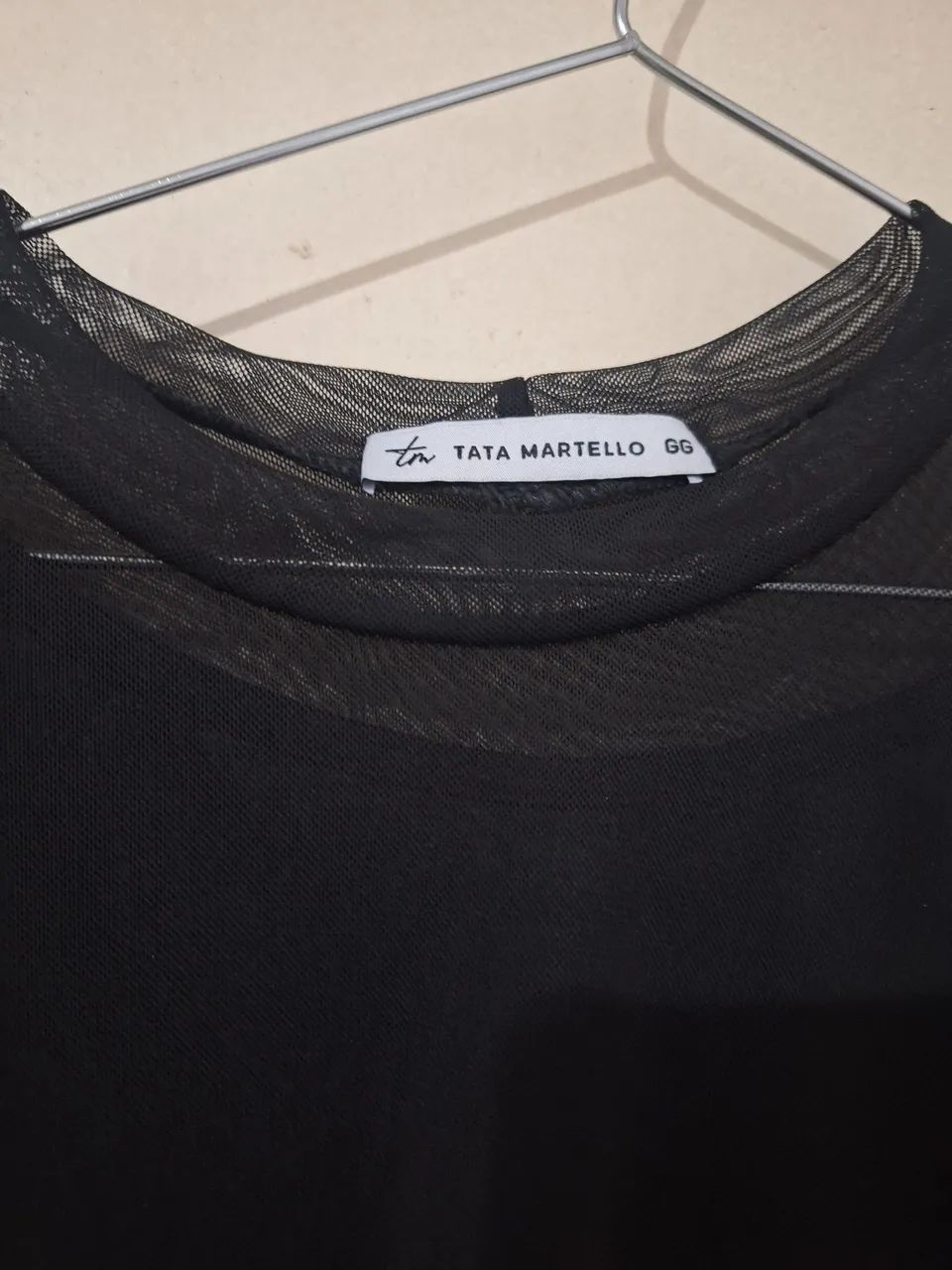 Vestido Tata Martello tule e blusa preta tule  - Foto 4