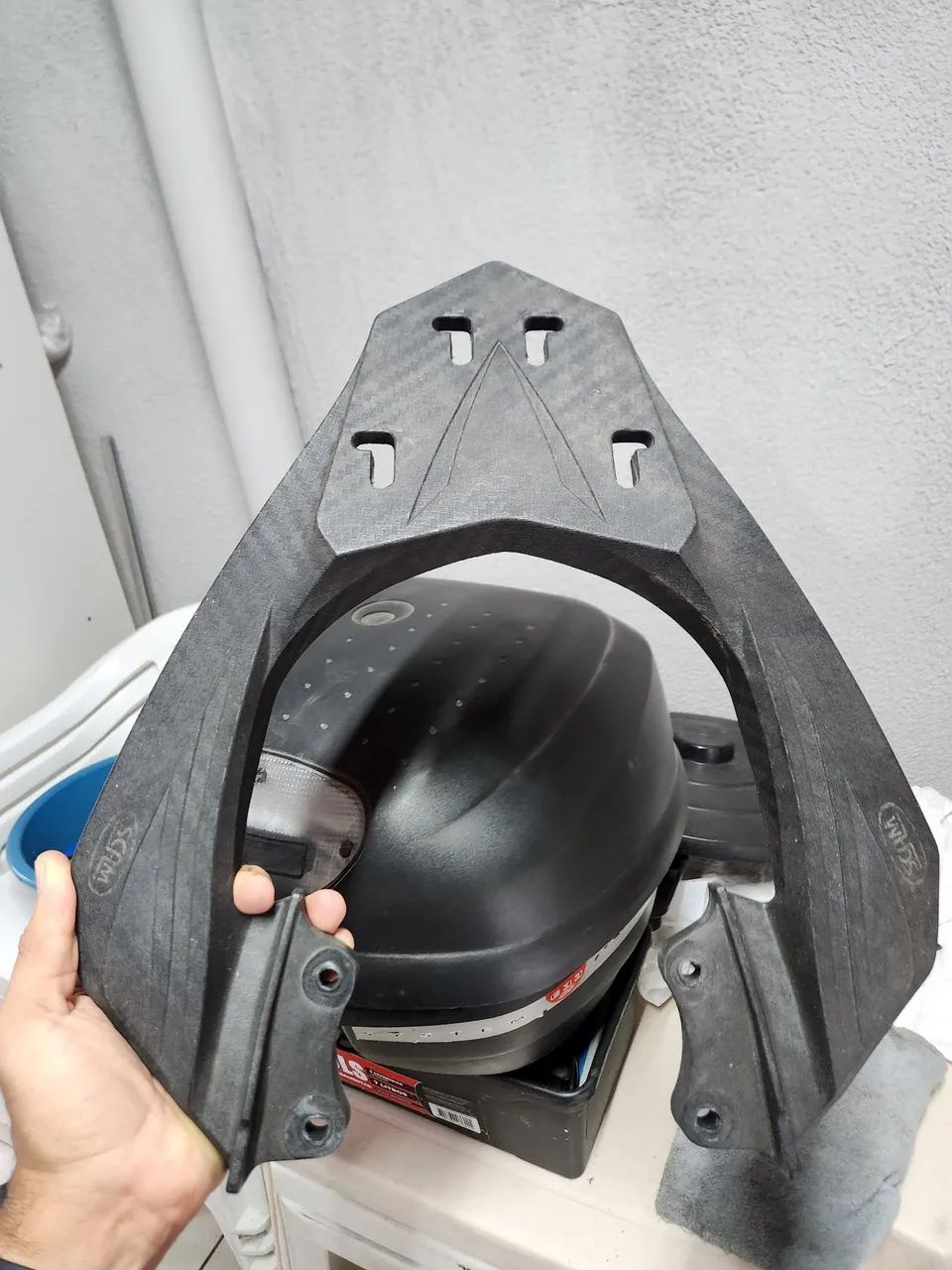 Suporte para baú Fazer 250 - Foto 2