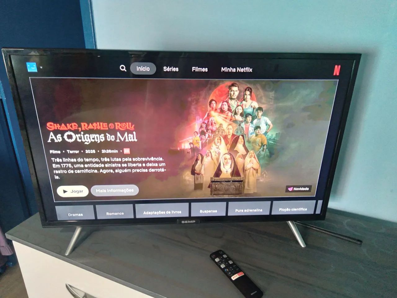 Tv 32 polegadas smart semp ac troca por bike - Foto 5