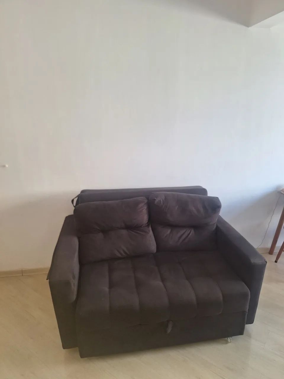 Sofá cama 2 lugares preto  - Foto 2