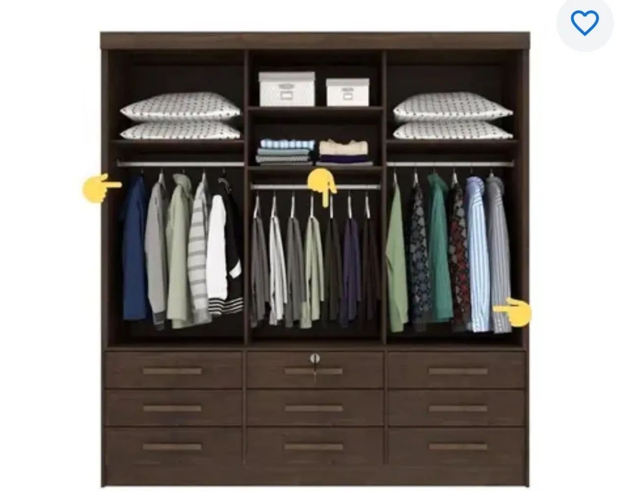 Guarda roupa casal - Foto 2