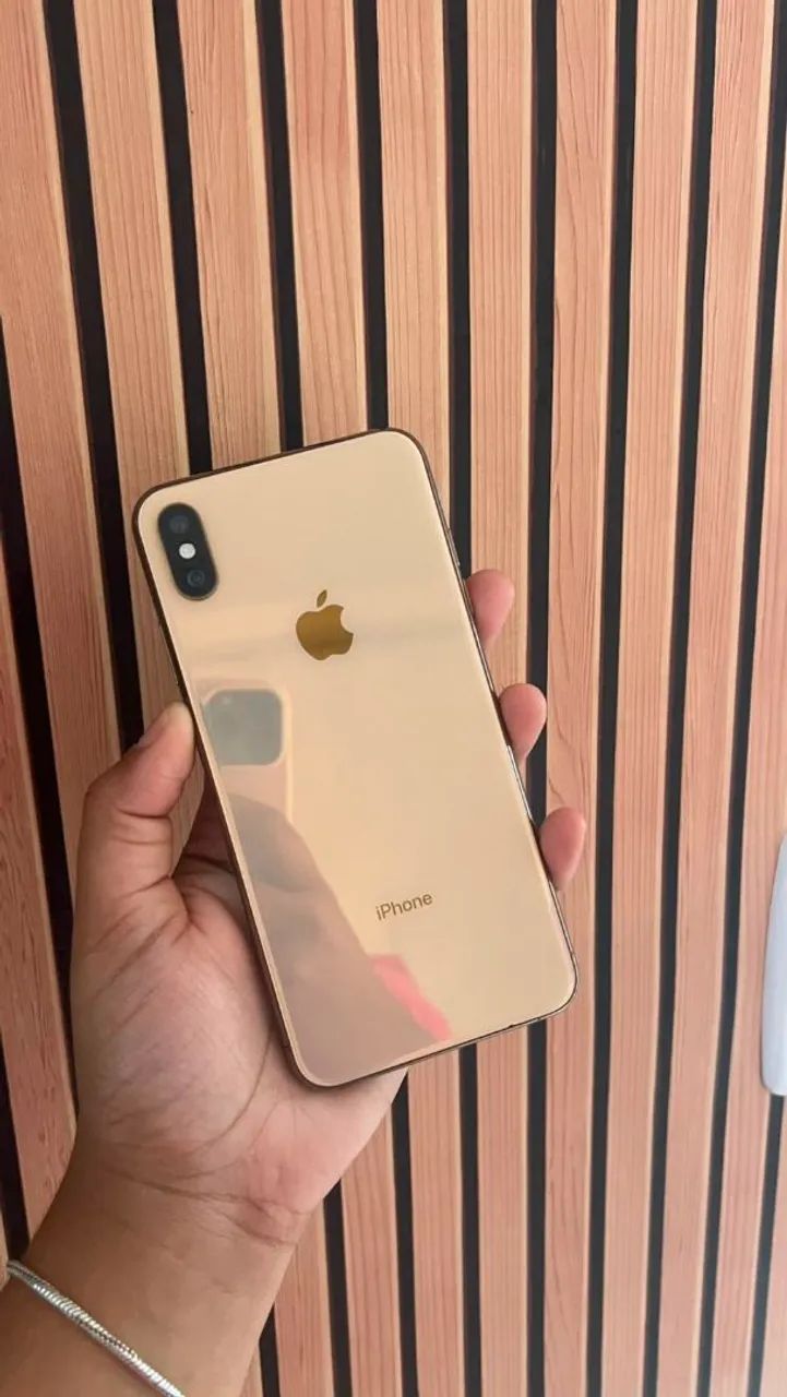 iPhone XS Max 64 GB Dourado ?100%