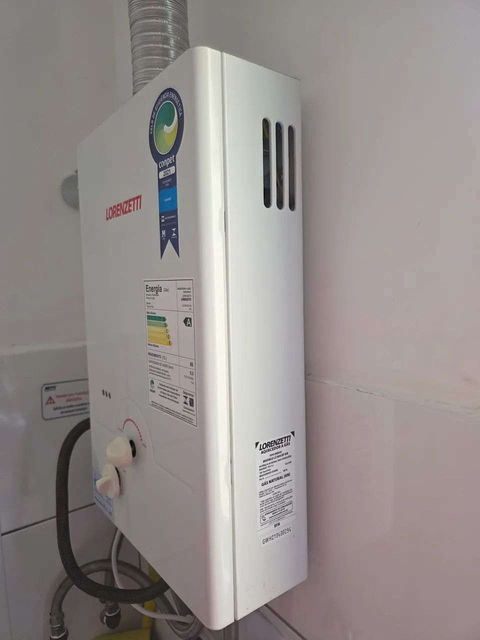 AQUECEDOR A GÁS LORENZETTI LZ 800 EF - PRONTO PARA USO - Foto 2