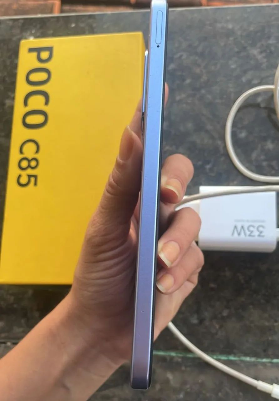 Vendo telefone poco c85 256gb/8ram - Foto 4