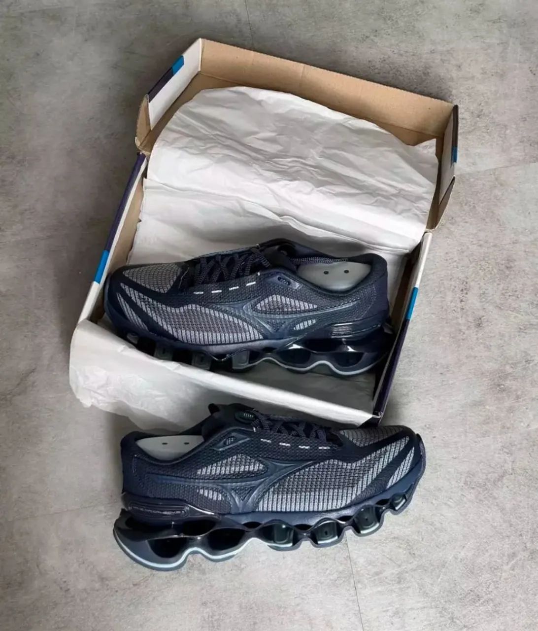 Tênis Mizuno prophcy 15 azul  - Foto 3