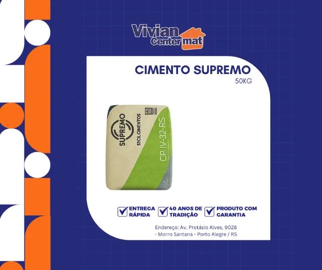 Cimento Supremo 50Kg
