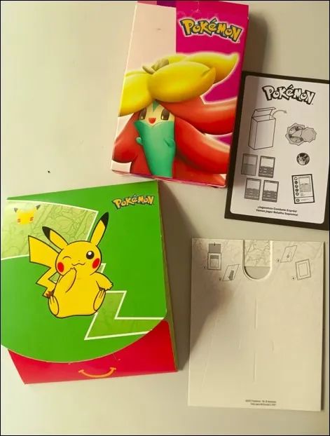 Colecionável Pokémon McDonald's 2023 (Rowlet, Gossifleu e Pikachu) - Foto 2