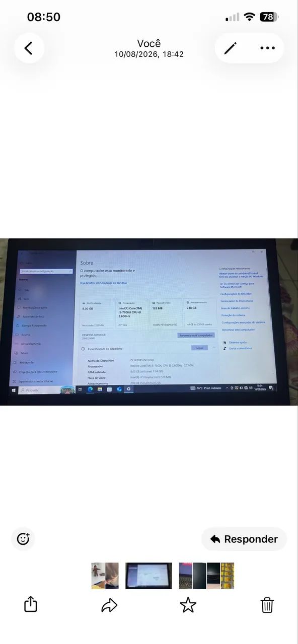 Notebook Lenovo 