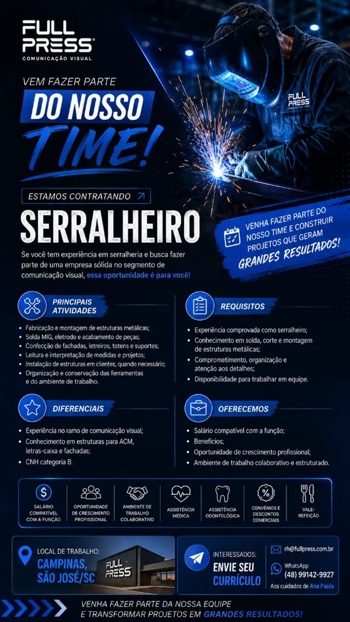 Serralheiro - Comunicação Visual