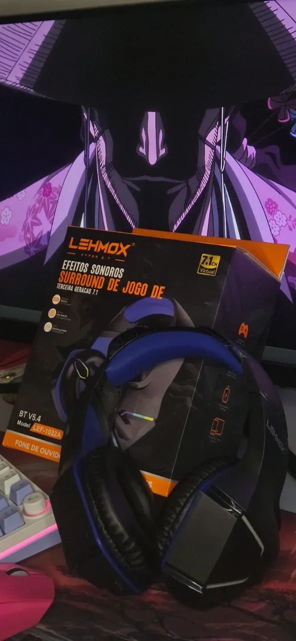 Headset Gamer LEHMOX