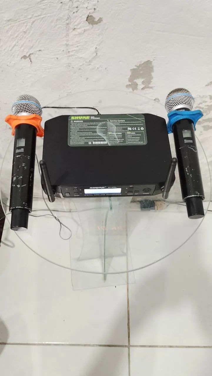 Microfone sem fio shure. - Foto 3