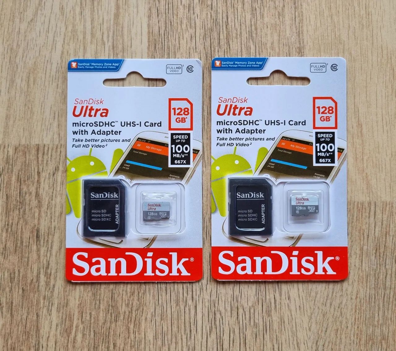 Cartão de memória micro SD Sandisk 128gb - Foto 3