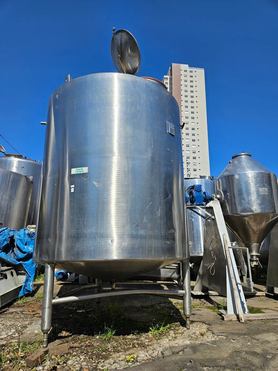 Tanque reator inox 316 - 8.000 litros  - Foto 4