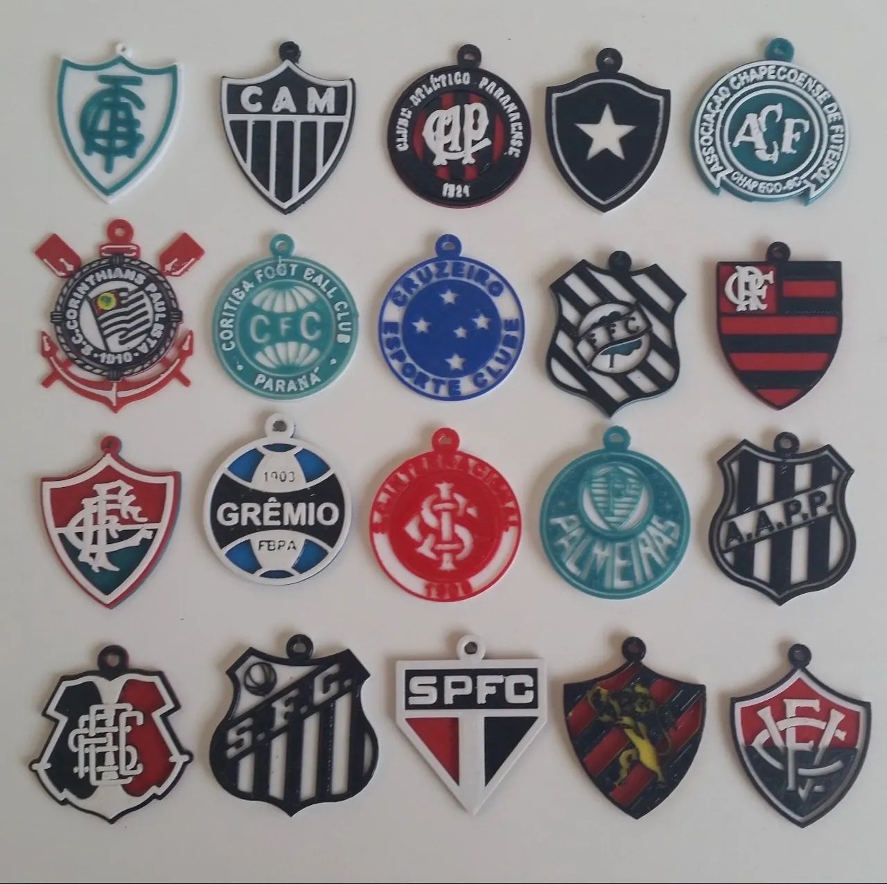 Chaveiro de time impressão 3D