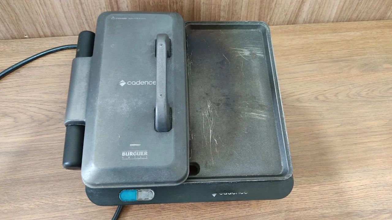 Grill Chapa Para Fazer Hambúrguer R$ 50,00 - Foto 3