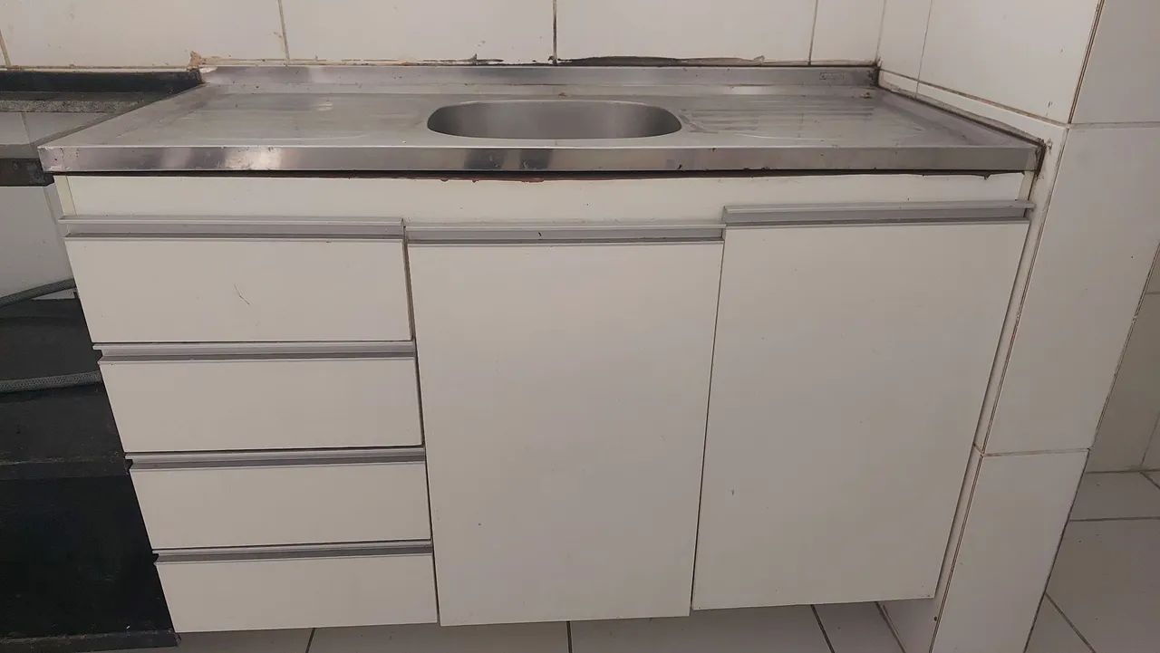 Balcão inox e arm ário  - Foto 2