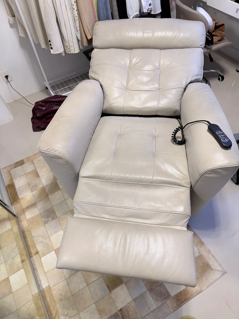 Poltrona Reclinável Donna Elétrica U251 - Couro Legítimo - Idea Relax by Natuzzi Group - Foto 3