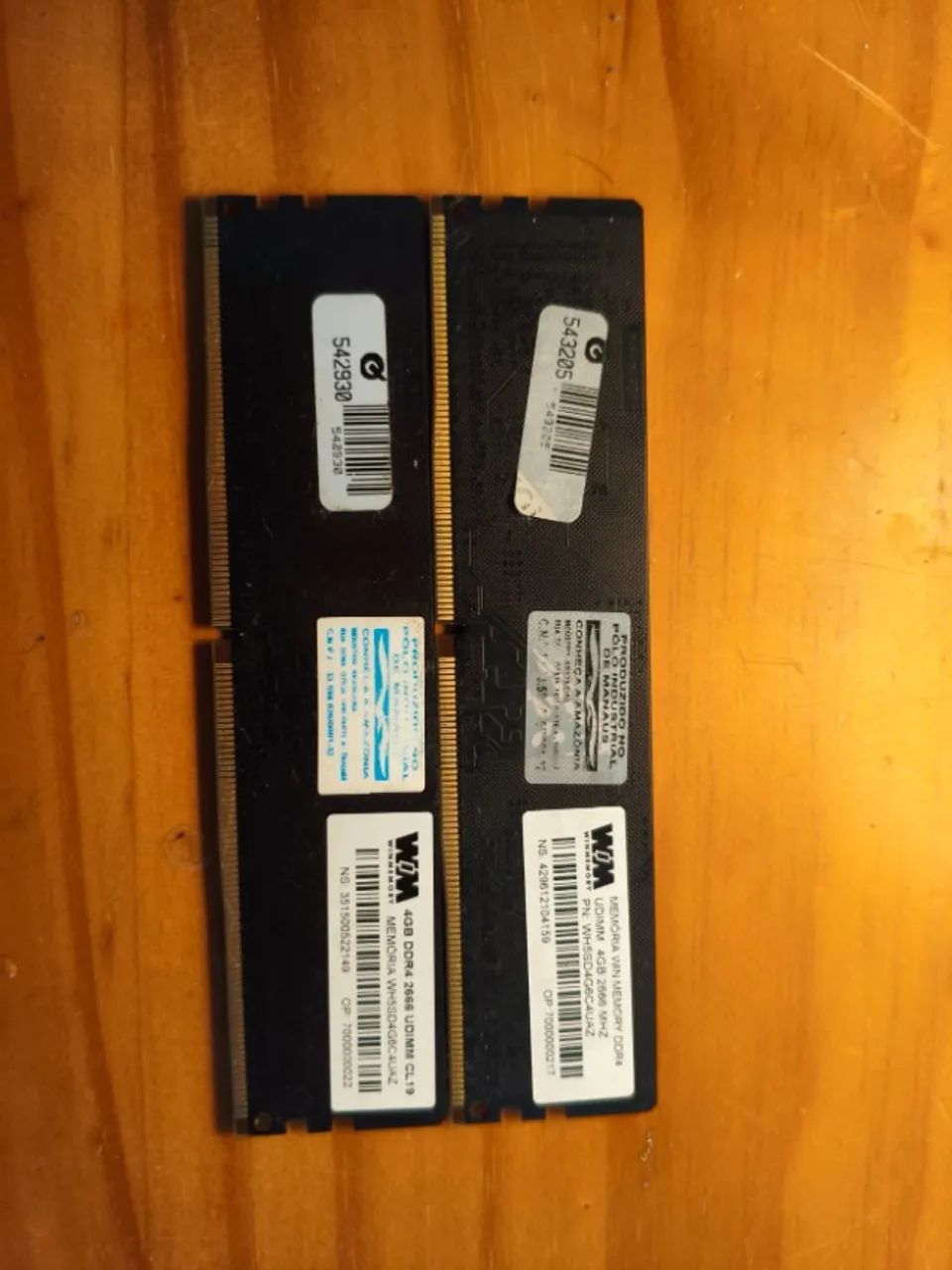 Memória RAM Desktop 8GB (2x4GB) - Winmemory