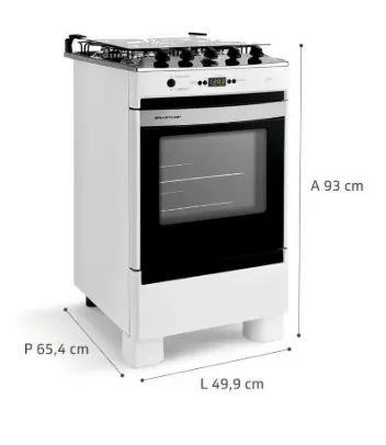 Fogão Brastemp 4Bocas Clean Timer