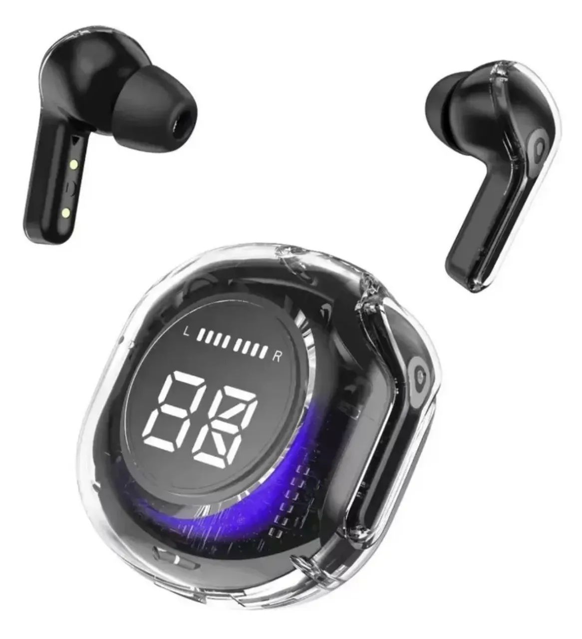 Fones De Ouvido Bluetooth Tws 5.3 Com Estojo Digital