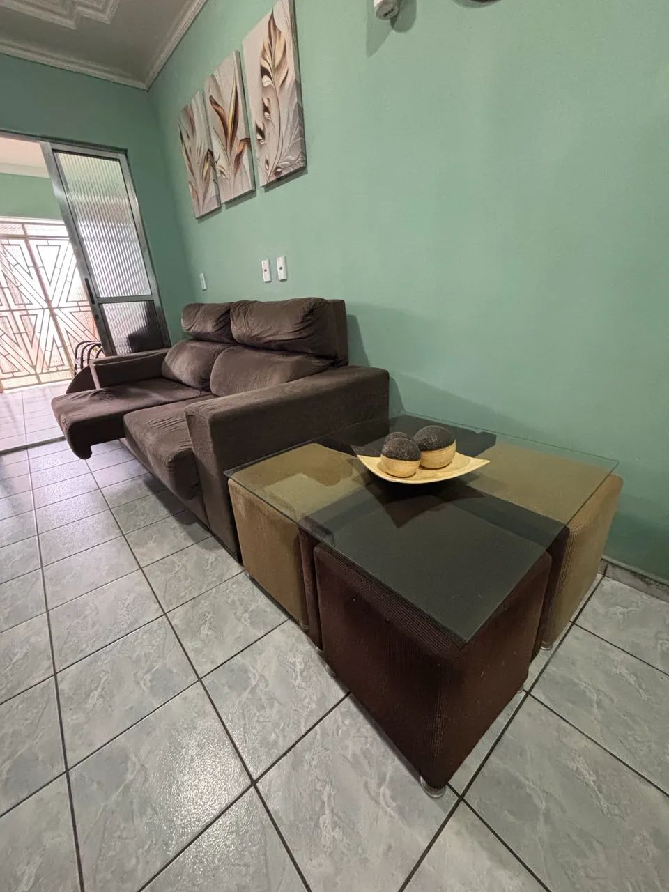 sofás retráteis + um centro de sala - Foto 4