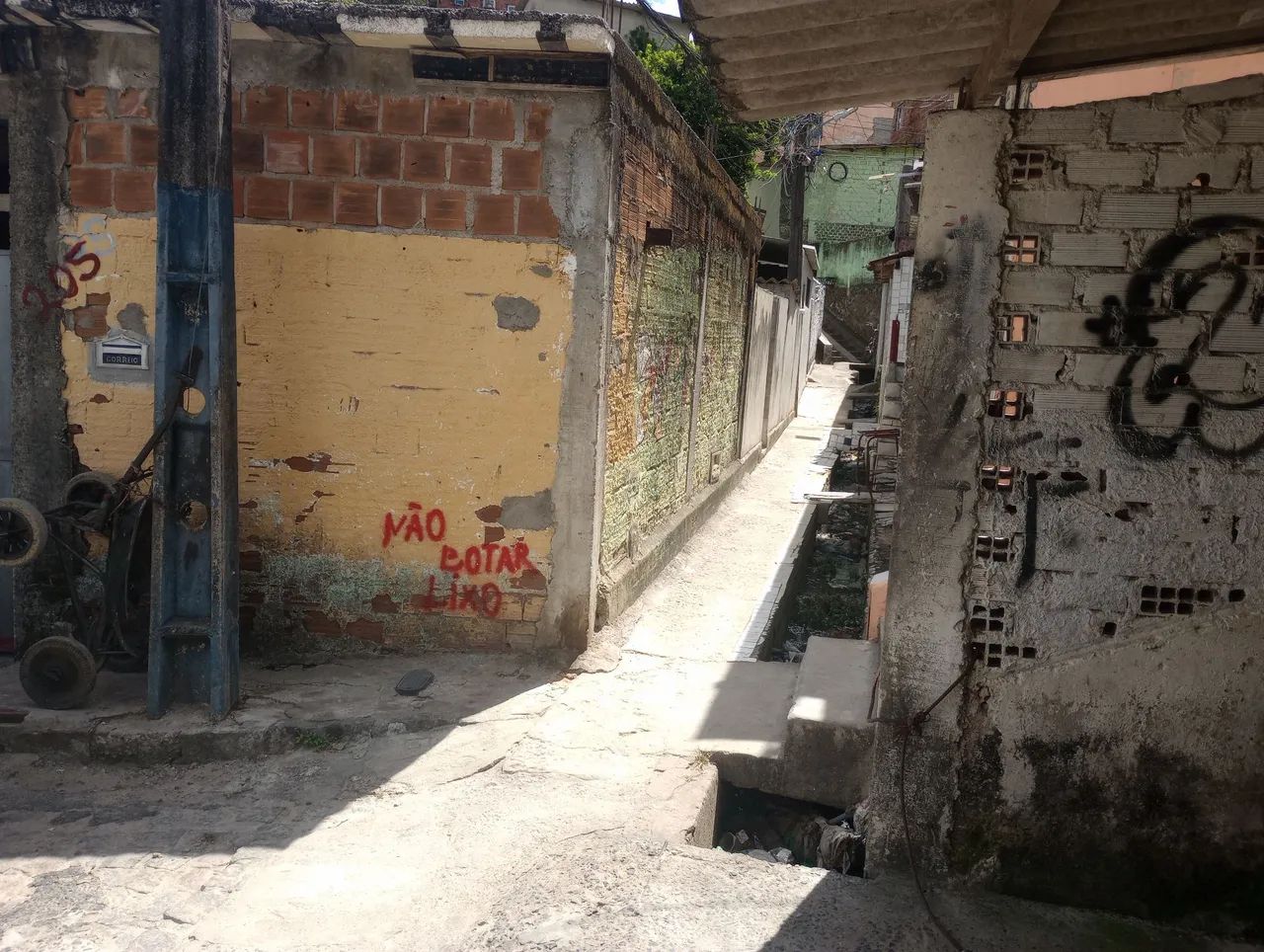 Casa em construção.