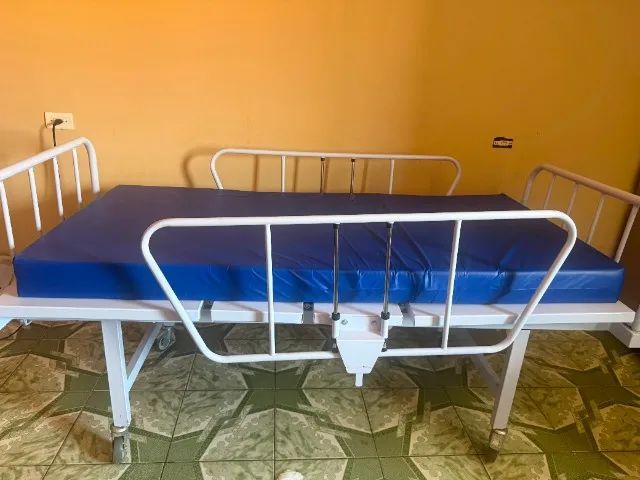 cama hospitalar com colchão 