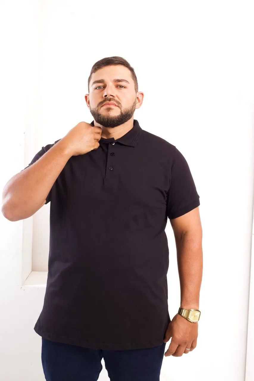 Camisa polo plus size - Foto 3