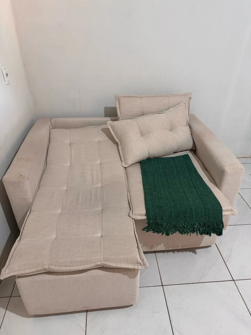 Sofá-cama com rodinhas - Foto 2