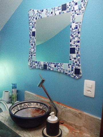 Espelho mosaico, flores, gato, degrade, gota - Foto 6