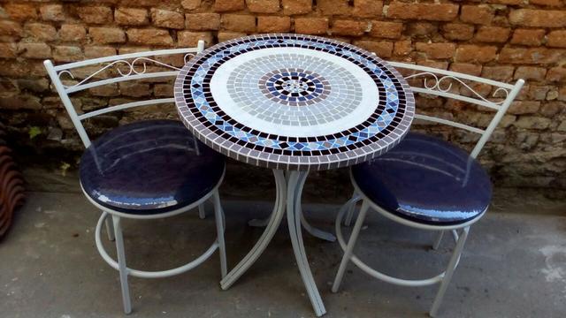 Conjunto Mesa Bistro mosaico - Foto 5