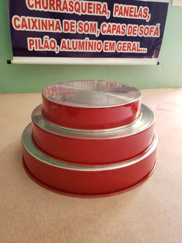 Conjunto de forma redonda 3 peças - Foto 2