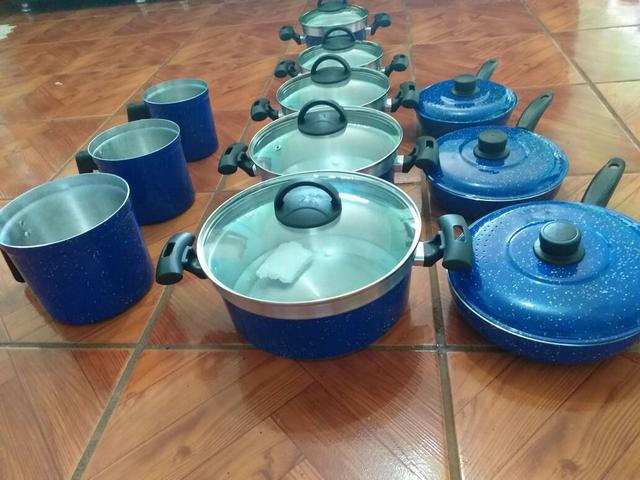 Conjuntos de panelas com 11 peças