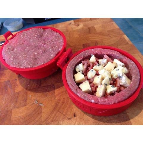 Modelador e Forma de Hamburguer Recheado Stufz - Foto 5