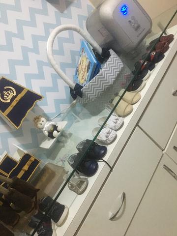 Balcão branco com vidro - Foto 3