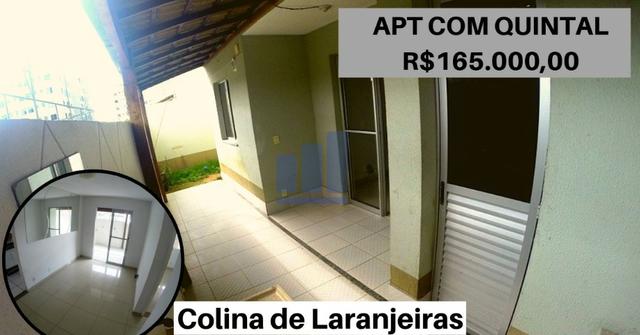 JG. Apartamento de 2 quartos com quintal em Colina de Laranjeiras