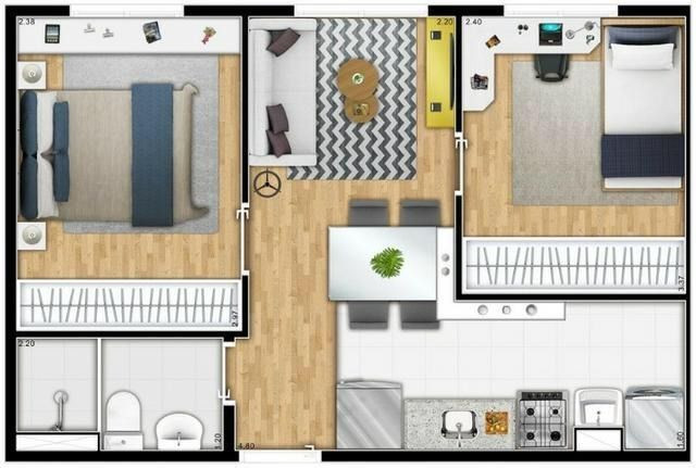 Apartamento em Guarulhos 300m do Shopping Internacional 1 e 2 dormitórios - Foto 19
