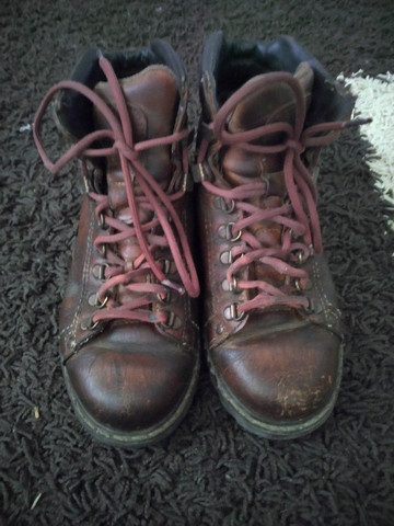 bota couro coturno cano curto west coast worker masculina