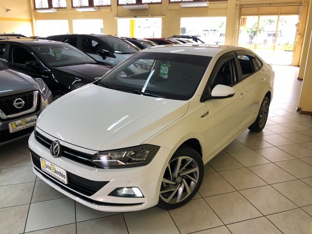 VIRTUS HIGHLINE 1.0 AUT. TSI BRANCO 19.000 KM COMPLETO IMPECÁVEL