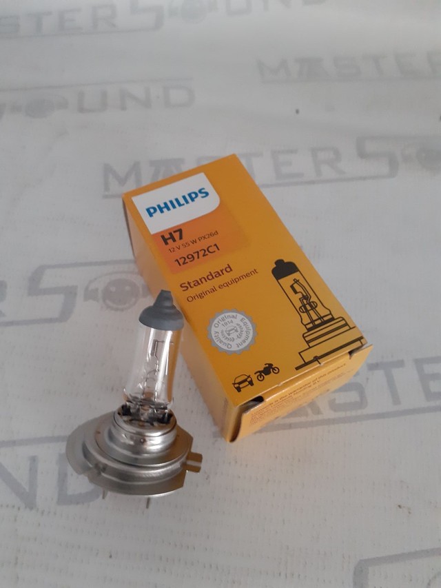 Lâmpada. Philips. H-7. Nova. Instalada. 